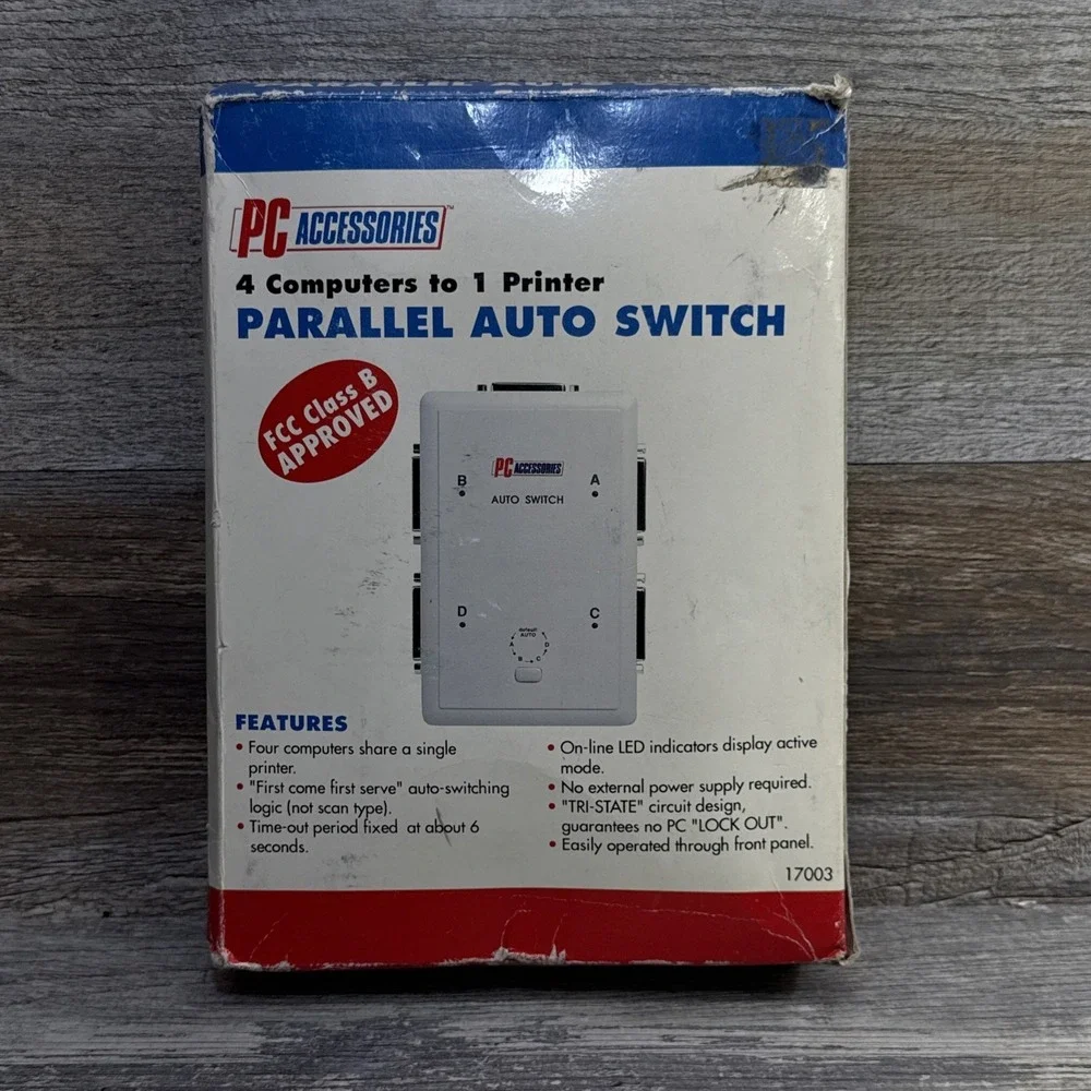 PC Accessories 4 To 1 Bi-Directional Parallel Auto Switch 17003